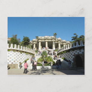 Barcelona—Parc—Guell—[kan.k] Vykort