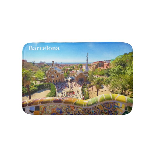 Barcelona Park Guell Badrumsmatta (Framsidan)