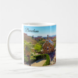 Barcelona, Park Güell Kaffemugg