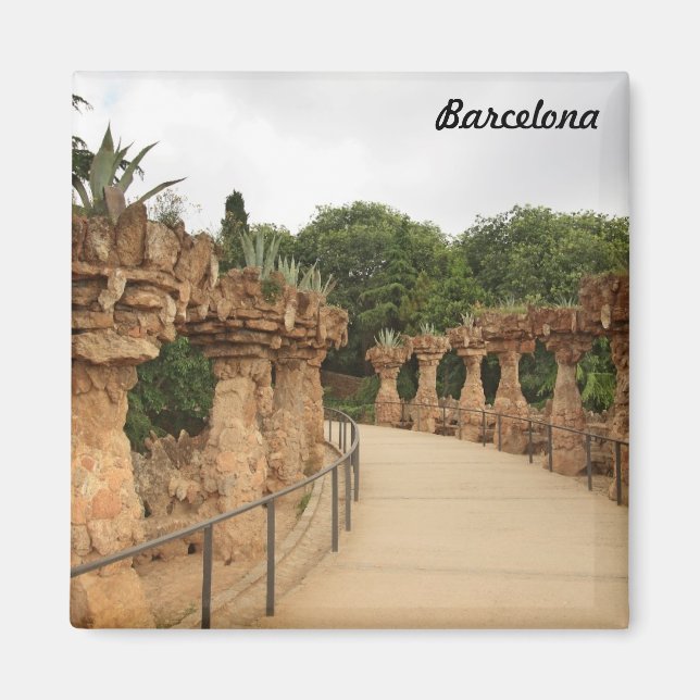 Barcelona Park Guell Magnet (Framsidan)