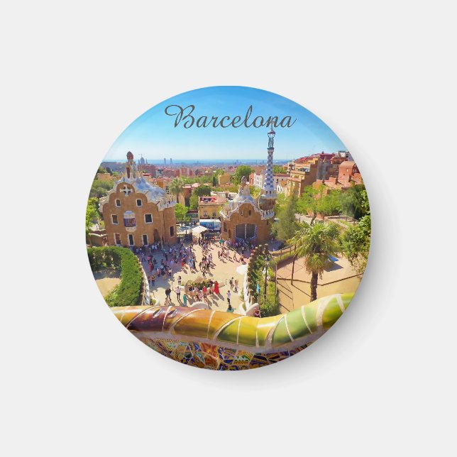 Barcelona, Park Guell Magnet (Framsidan)