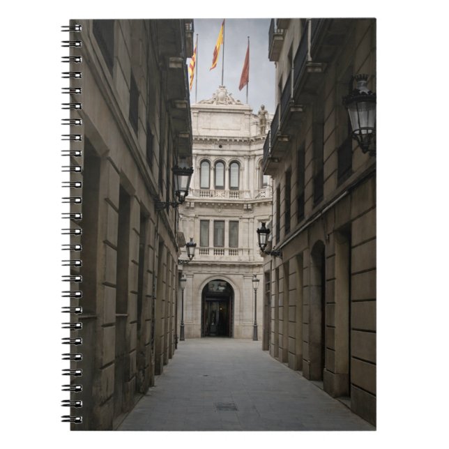 Barcelona Passage — Minimal Ljus Anteckningsbok (Framsidan)