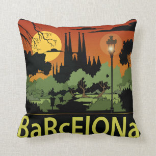 Barcelona Polyester Kastkudde 40 x 40 cm Kudde