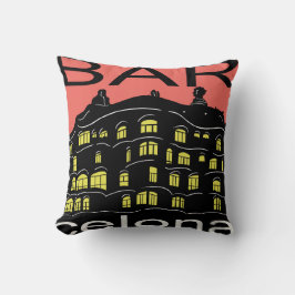 Barcelona polyesterdekorativ kudde 16" x 16",