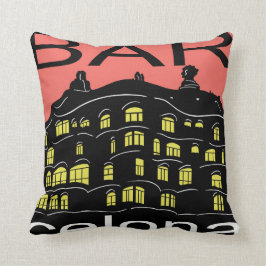Barcelona polyesterdekorativ kudde 16" x 16",