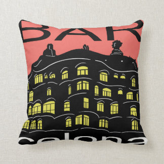 Barcelona polyesterdekorativ kudde 16" x 16",