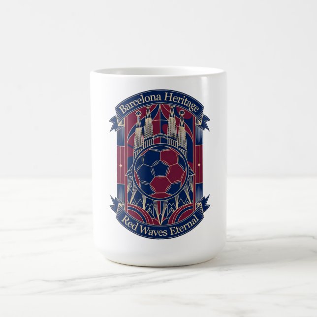 Barcelona Röd Horisont, Camp Nou Legacy-Gåva Kaffemugg (Center)