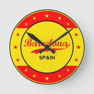 Barcelona Rund Klocka