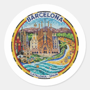 BARCELONA RUNT KLISTERMÄRKE