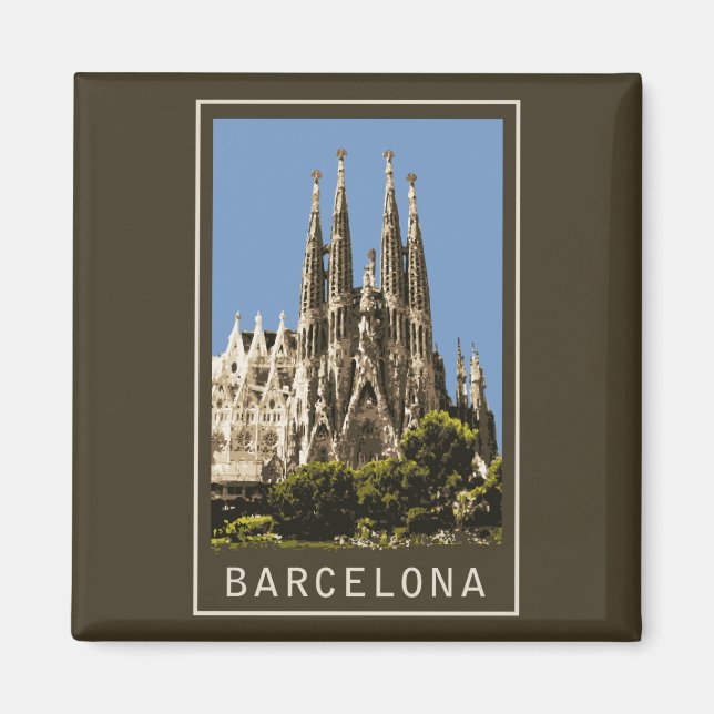 Barcelona Sagrada Familia Magnet (Framsidan)