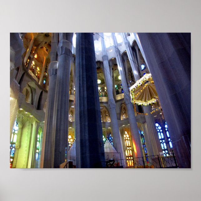 Barcelona. Sagrada Familia. Poster (Framsidan)