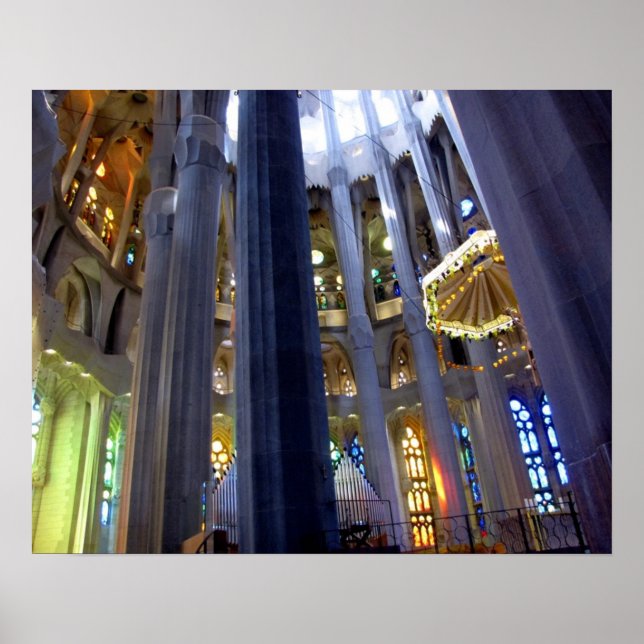 Barcelona. Sagrada Familia. Poster (Framsidan)