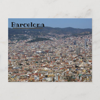 Barcelona Skyline Vykort