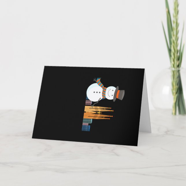 Barcelona Snömannen Kort (Framsida)