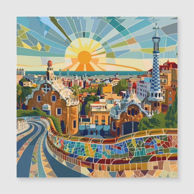 Barcelona Souvenir Imán (Framsida)