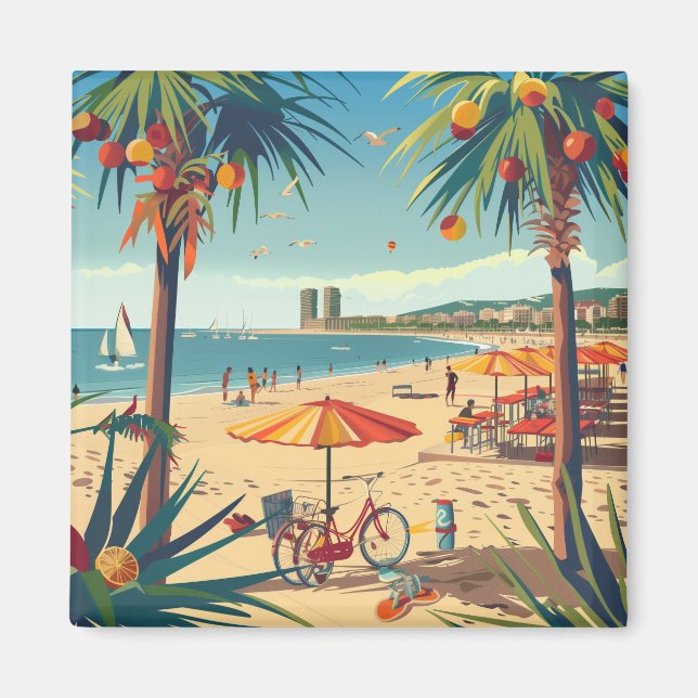 Barcelona Souvenir  Magnet (Framsidan)