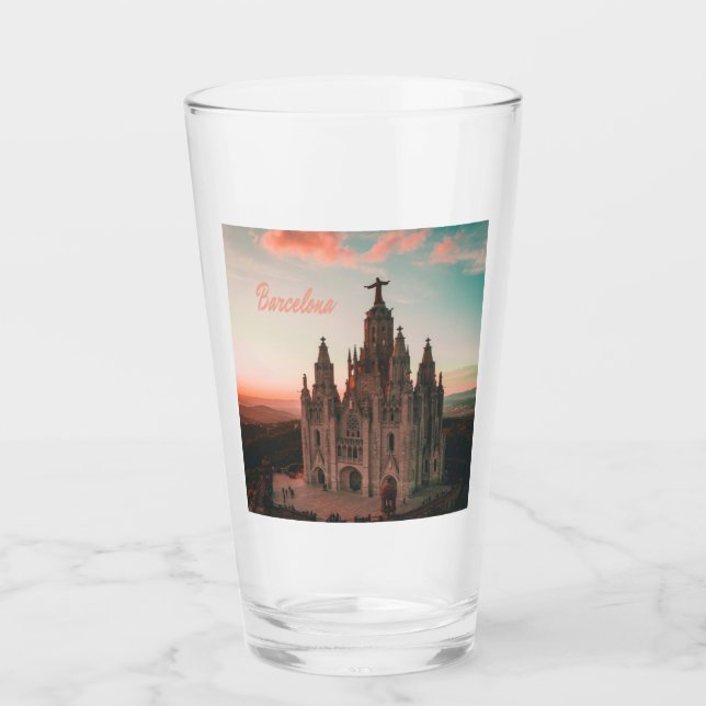Barcelona Spain Church Glaskopp (Framsida)