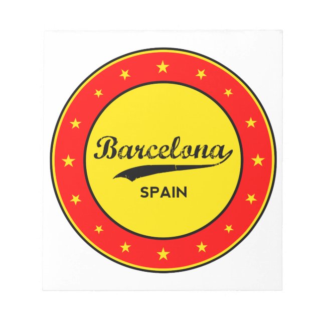 Barcelona, Spain, circle Anteckningsblock (Framsida)