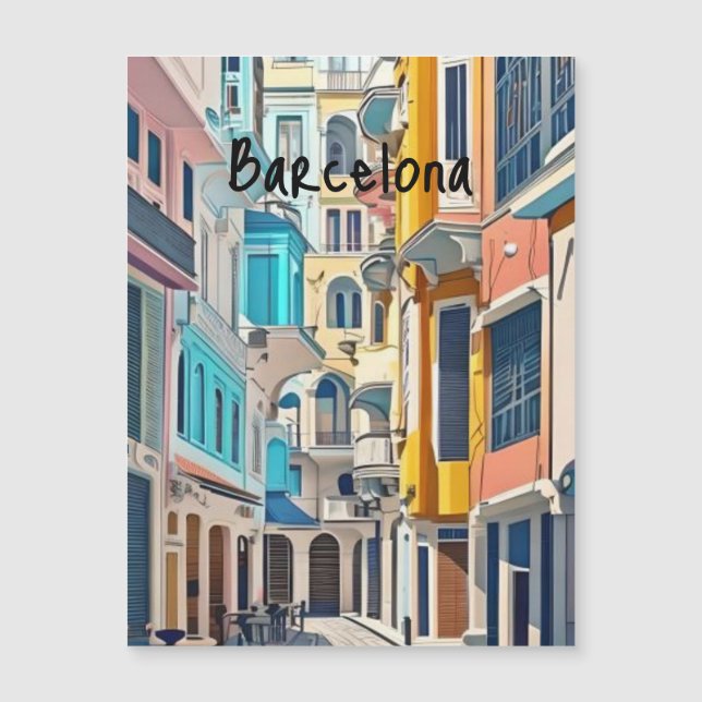 Barcelona Spanien (Framsida)