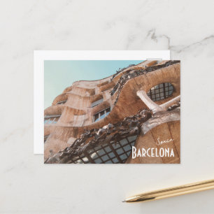 Barcelona, Spanien - Casa Batllo av Gaudi Vykort