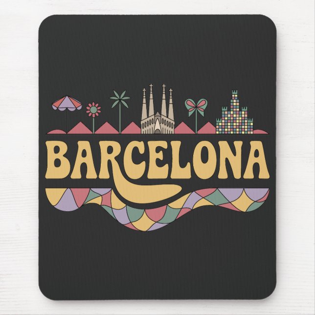 Barcelona Spanien Europa Musmatta (Framsidan)