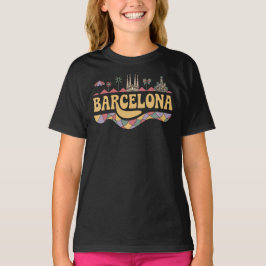 Barcelona Spanien Europa T Shirt
