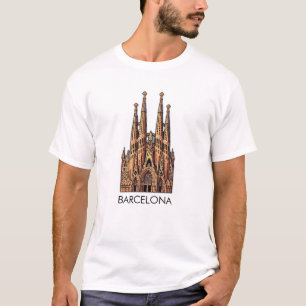 Barcelona Spanien La Sagrada Familia T Shirt