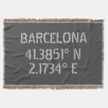 Barcelona Spanien Latitud och Longitud