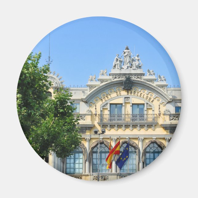 Barcelona, Spanien Magnet (Framsidan)