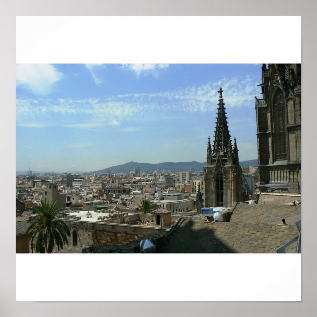 Barcelona, Spanien Poster (Framsidan)