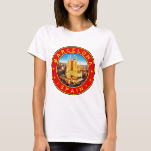 Barcelona Spanien T Shirt