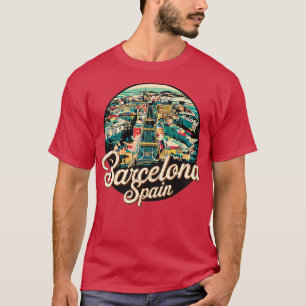 Barcelona Spanien T Shirt