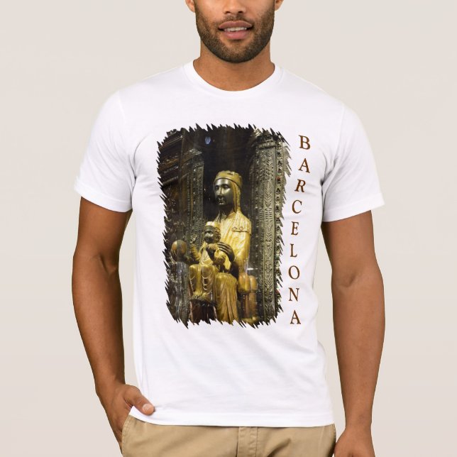 Barcelona Spanien T-shirt (Framsida)