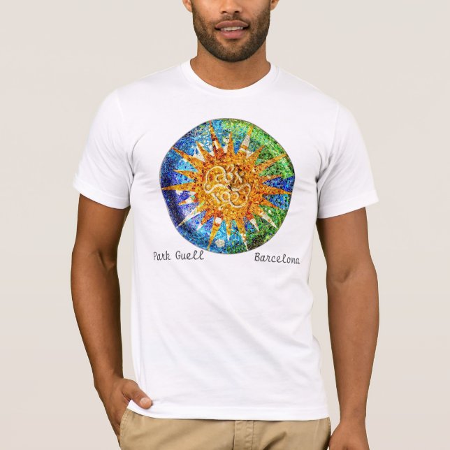 Barcelona Spanien T-shirt (Framsida)