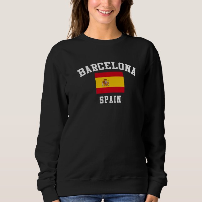 Barcelona Spanien T Shirt (Framsida)