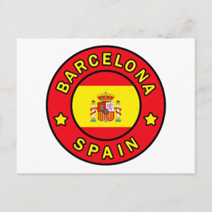 Barcelona Spanien Vykort