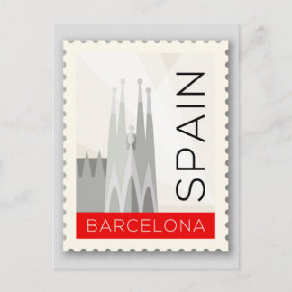 Barcelona Spanien Vykort