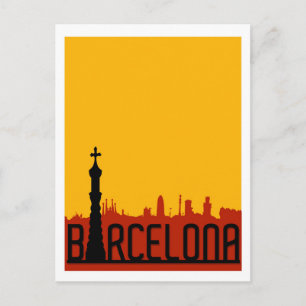 Barcelona, Spanien Vykort