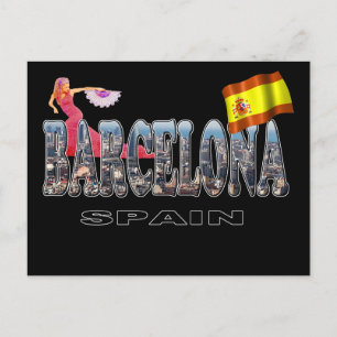 Barcelona Spanien Vykort