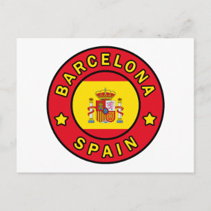 Barcelona Spanien Vykort