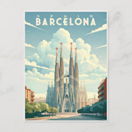 Barcelona: Spaniens fantastiska och livfulla stad Vykort