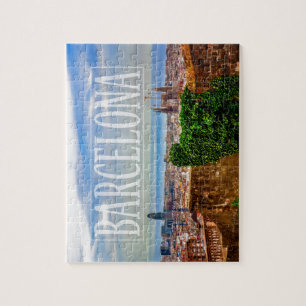 Barcelona stad pussel