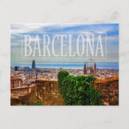 Barcelona stad vykort