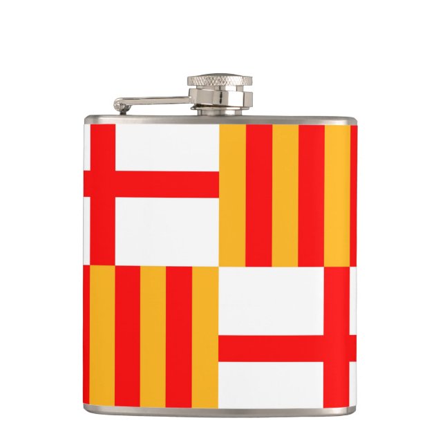 barcelona stadsflagga spain fickplunta (Framsidan)