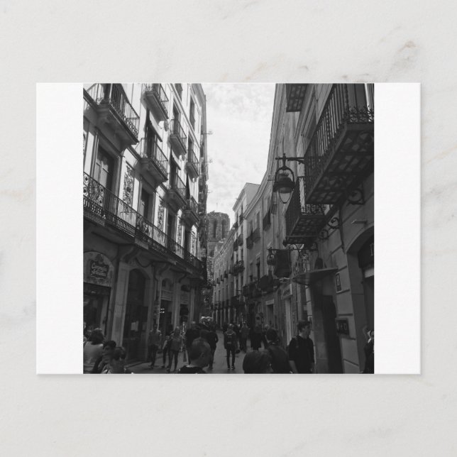 Barcelona Street Vykort (Framsida)
