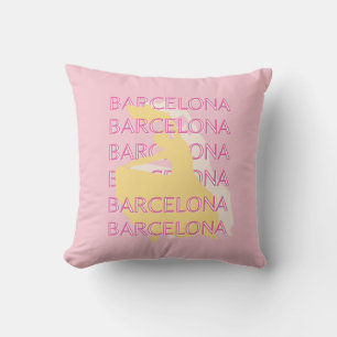 Barcelona Travel Art, Spanien, Travel Art, Rosa Kudde