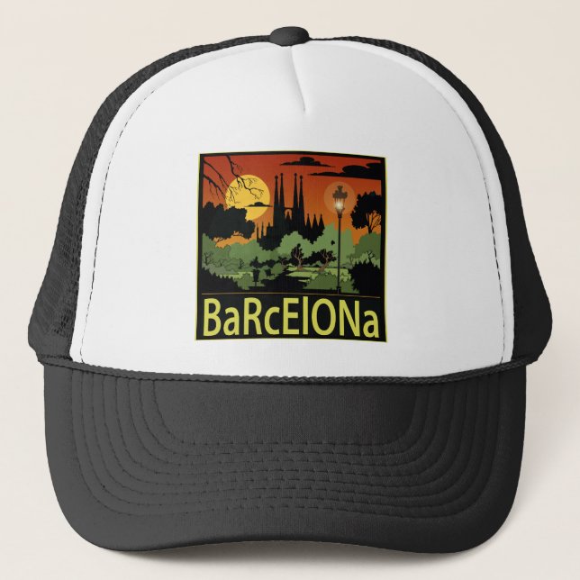 Barcelona Truckerkeps (Framsida)