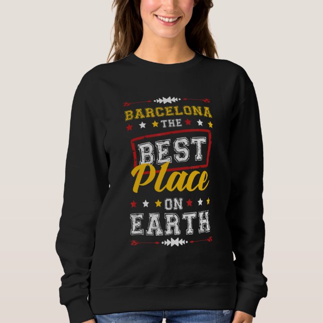 Barcelona Vacation Party Team Quote T Shirt (Framsida)