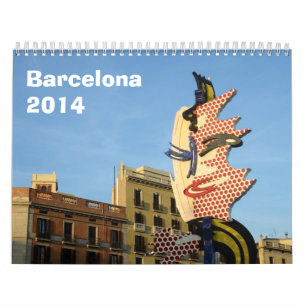Barcelona väggkalender 2014 kalender