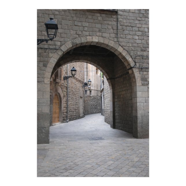 Barcelona valv — Vertikal passage Fototryck (Framsidan)